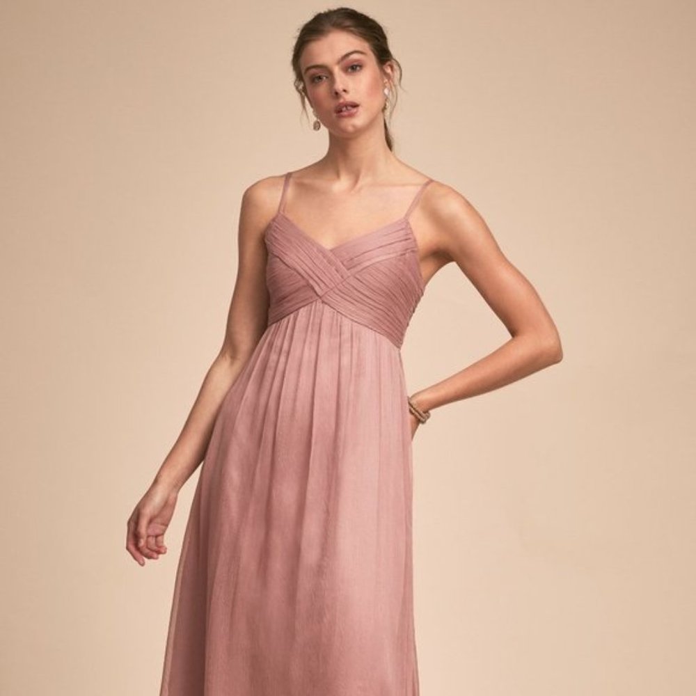 BHLDN Brigitte Dress - Rose Quartz